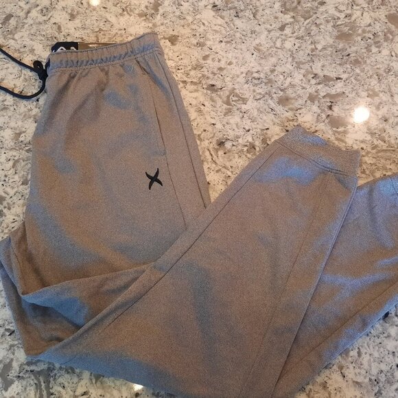 Game Time Men's Joggers Rapid Dry Tech - Medium Gray w/ Black drawstring waist - Picture 1 of 5